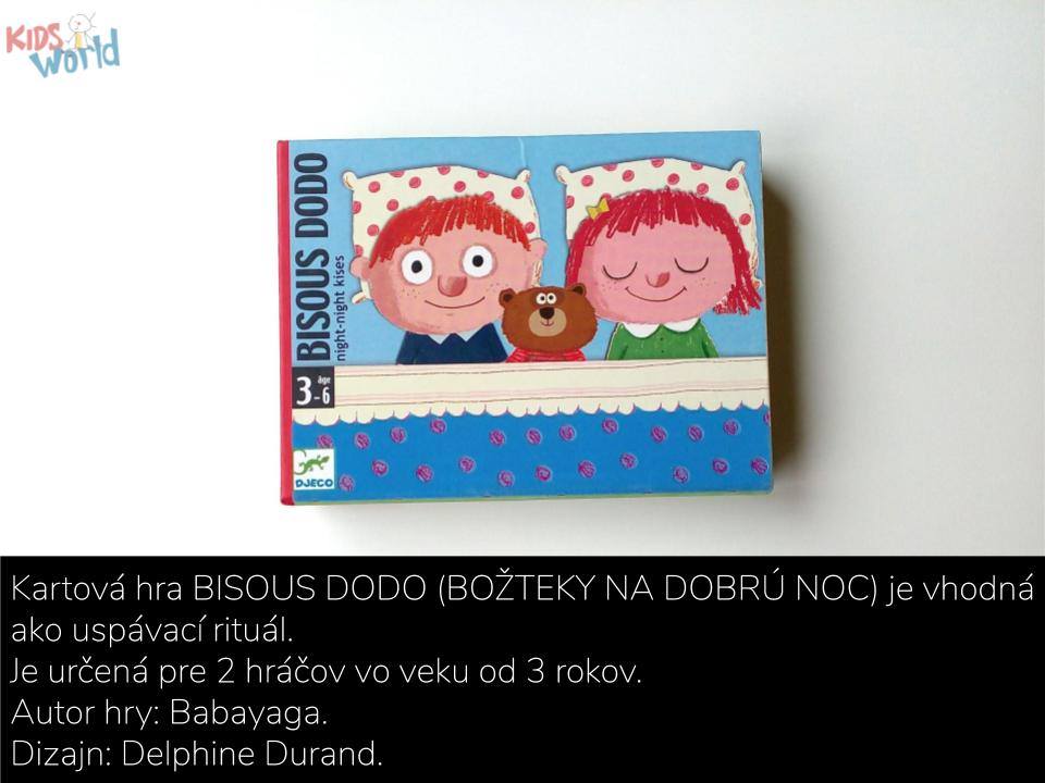 Hra Božteky na dobrú noc pre deti od troch rokov.